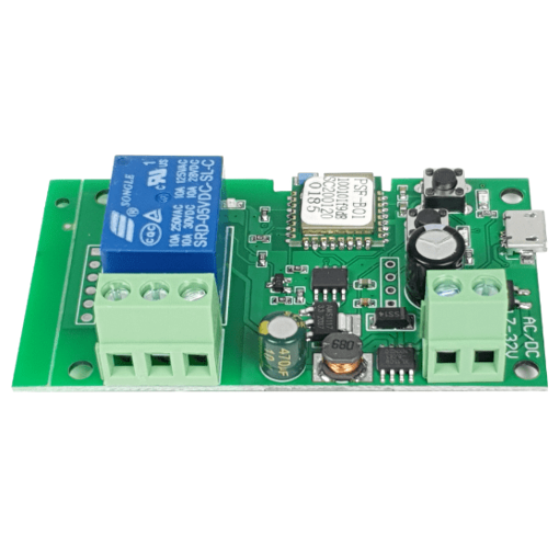 SmartWise 5V-32V 1-channel Wi-Fi smart relay switch