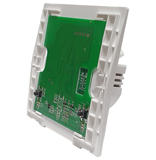 SmartWise B2LN-NFP 2-gang eWeLink smart WiFi + RF wall switch with physical button (without front panel)
